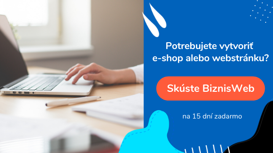 vytvorte si e-shop na 15 dní zadarmo | BiznisWeb.sk